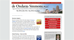 Desktop Screenshot of deondarzasimmons.com