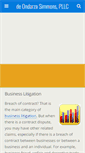 Mobile Screenshot of deondarzasimmons.com
